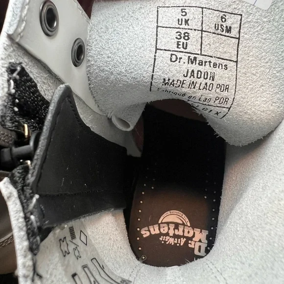 Doc Martens White Combat Boots - Picture 7 of 7